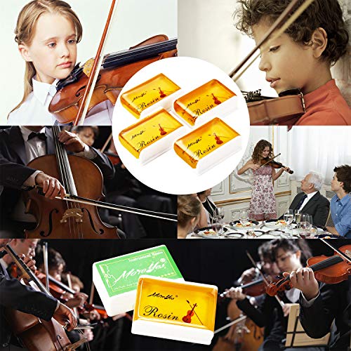 Moreyes Rosin For Violin Viola And Cello Rosin For Bows (Yellow 4 Pack) #TOP3