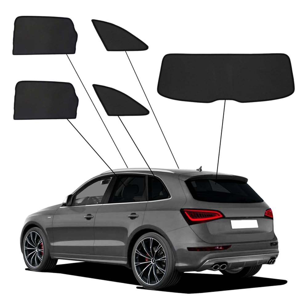 SunClip Privacy & Sun protection compatible with Audi Q5 (8R) 2008-2016