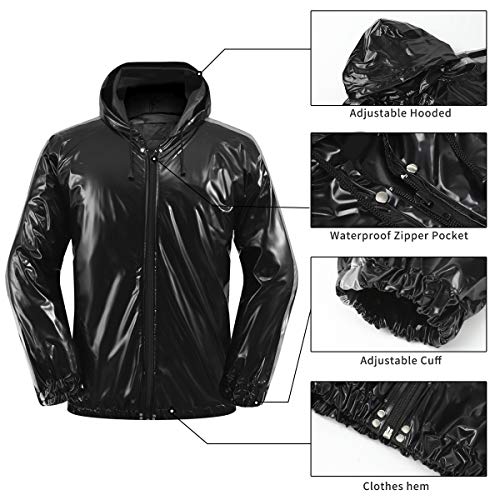 image for REEDBEEK Professional Full-Zip Sauna Suit Weight Loss Sweat Suit Boxin