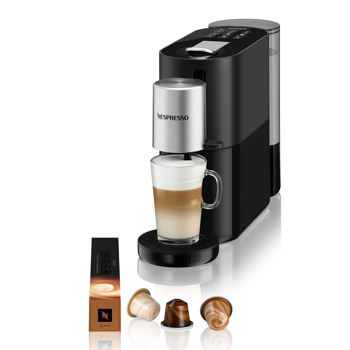 Nespresso Atelier, machine à espresso, 19 bars, recettes lactées