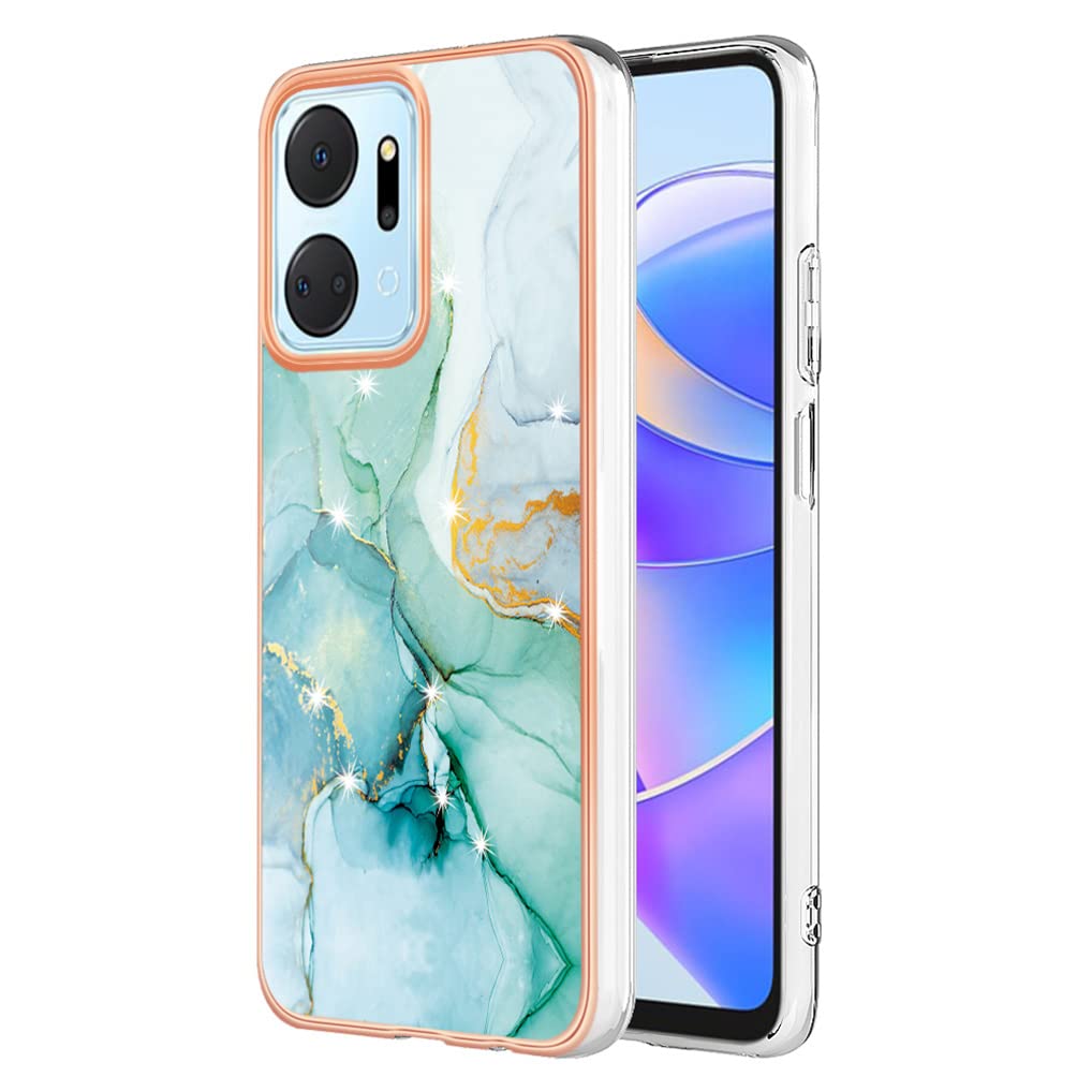 SEAHAI Cover Per Honor X7 Con Motivo Montagna Di Neve Blu - Custodia Sottile In TPU E PC, Antiurto, Supporta Ricarica Wireless - 4