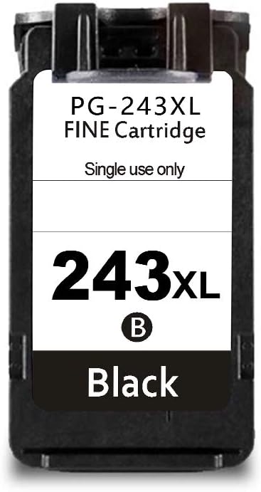 Remanufactured for Canon PG-243 XL Black Ink Cartridge for MG2420 MG2520 MG2525 MG2920 MG2922 MG2924 MG3020 TS202 TS302 TS3120 TR4520 iP2820 MX492