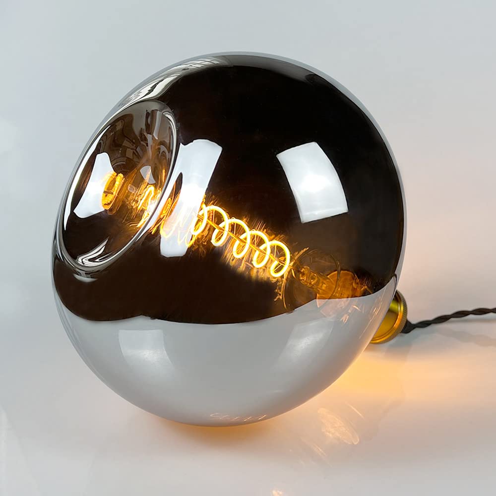 Vintage Led Birne φ220mm Riesige Edison Birne 4W Dimmbare LED Spezial Dekorative Glühbirne 220-240V E27 (Smoke)