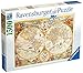 Ravensburger Puzzle Mappa, Mappamondo storico, Puzzle 1500 pezzi, Relax, Puzzles da Adulti, Dimensione: 80x60 cm, Stampa di alta qualità, Cartina
