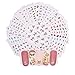 Produktbild BIGBOBA Wasserzeichen Nail Sticker Set, schwarz und weiß Spitzenfarbe, Gold Nail Sticker, Blume Schmetterling Muster Nail Sticker Dekoration, Multi Style, 6,4 * 5,3 cm, 40 Pcs pro Set
