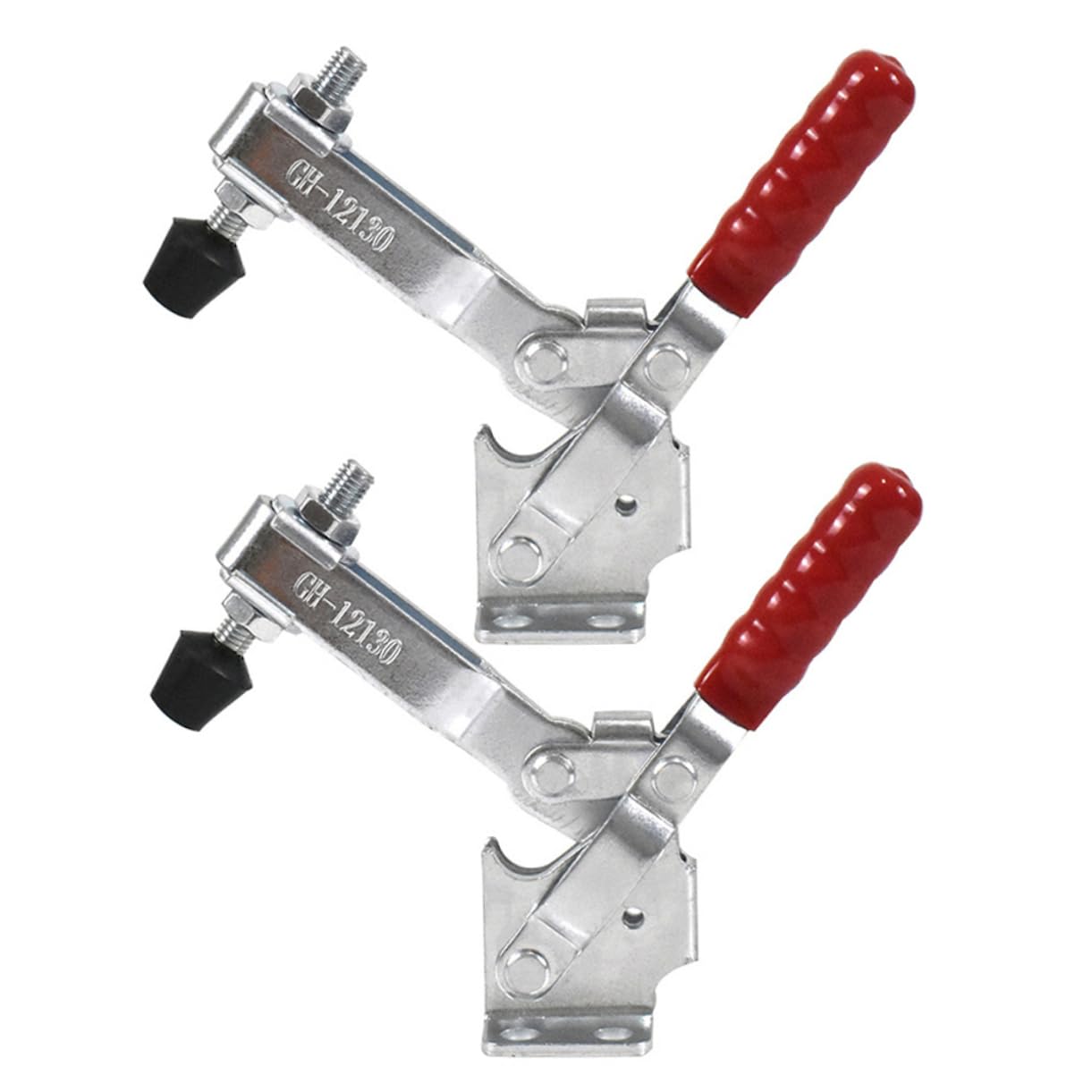 KONTONTY 2pcs Welding Clamp Workshop Location Clamp Welding Quick Fixed Clamps Welding Toggle Clamp Replacement Toggle Clamps Welding Accessory Woodworking Accessory Iron Silver