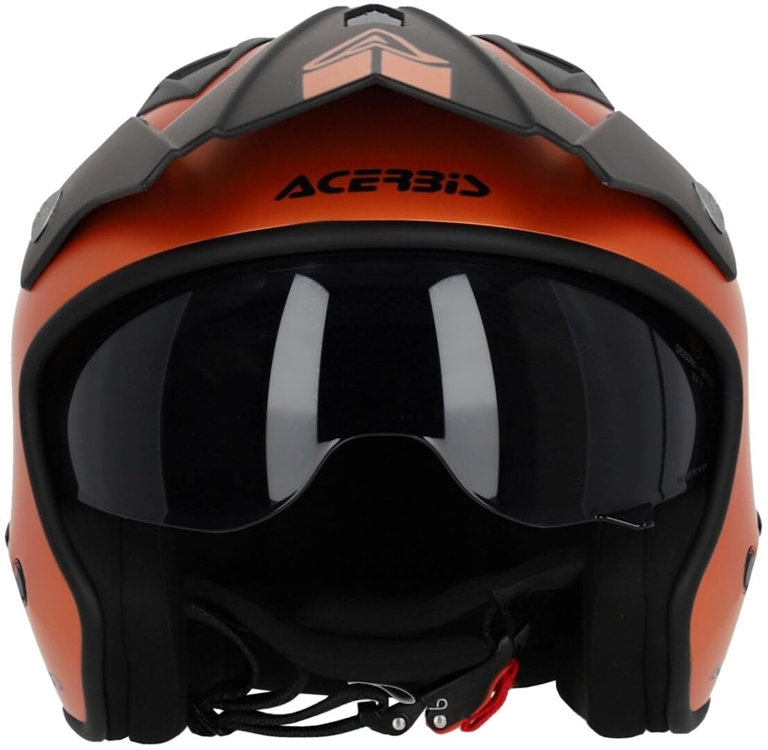 Acerbis Aria Metallic Casco Jet, rosso opaco, XS (53/54)