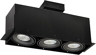 Nora Lighting NMRTLI-13N1075B 3L TRIMLESS INC HSG BLACK 120V