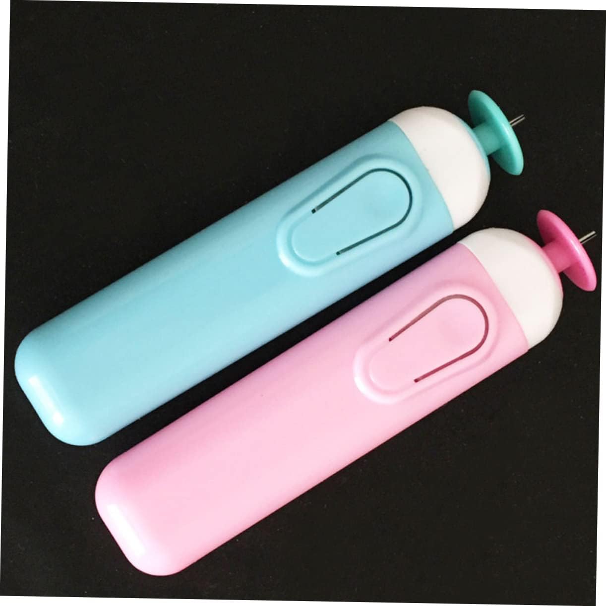 Tofficu Electric Quilling Paper Tool for DIY Crafts Automatic Paper Winder Pen Sky-Blue Battery-Free Design