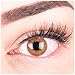 Produktbild Sehr stark deckende und natürliche braune Kontaktlinsen SILIKON COMFORT NEUHEIT farbig Rose Brown + Behälter von GLAMLENS - 1 Paar (2 Stück) - DIA 14.00 - ohne Stärke 0.00 Dioptrien