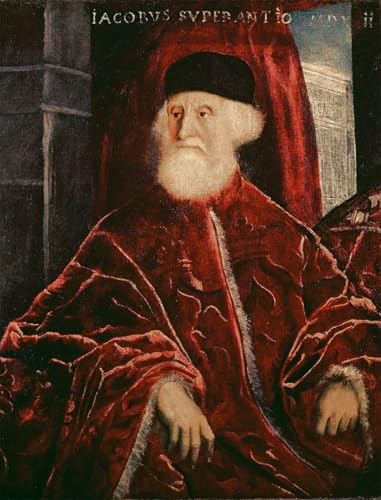 Impression d'affiches d'art Tintoretto - Portrait Toile haut de gamme 60x90cm