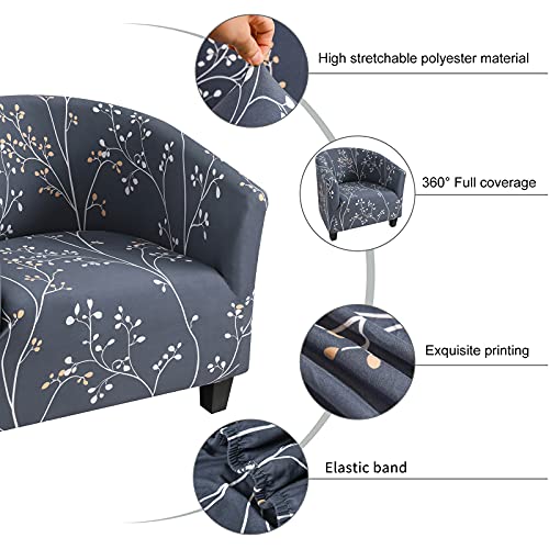 Niluoh Club Chair Slipcover Tub Chair Cover Stretch Armchair Covers Sofa Cover Furniture Protector For Living Room (04) #TOP2
