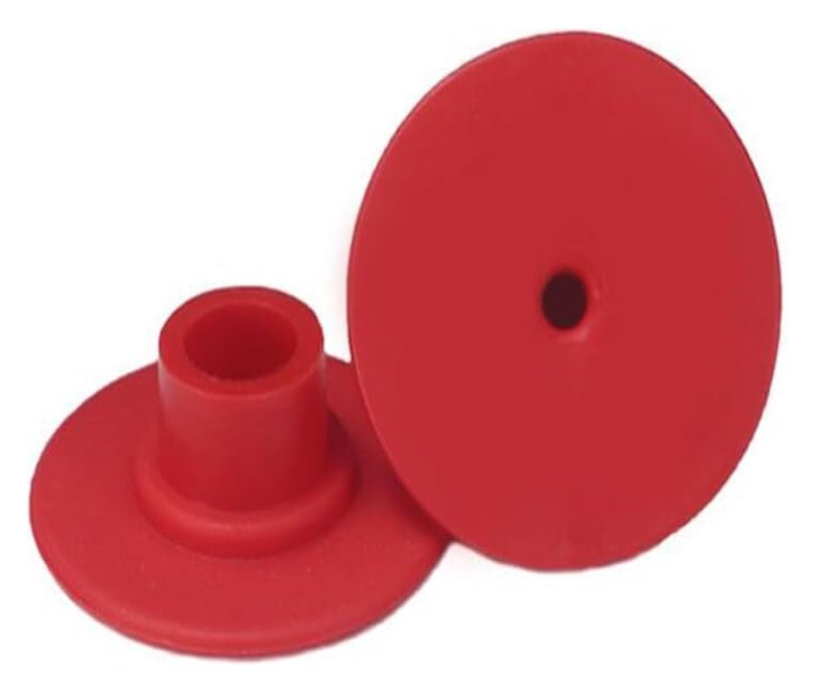 Plastikowa karta numerowa, oznaczenia zwierząt 100 szt. kolczyków do uszu świń, zielone, średnie, do uszu świń i macior(Red)