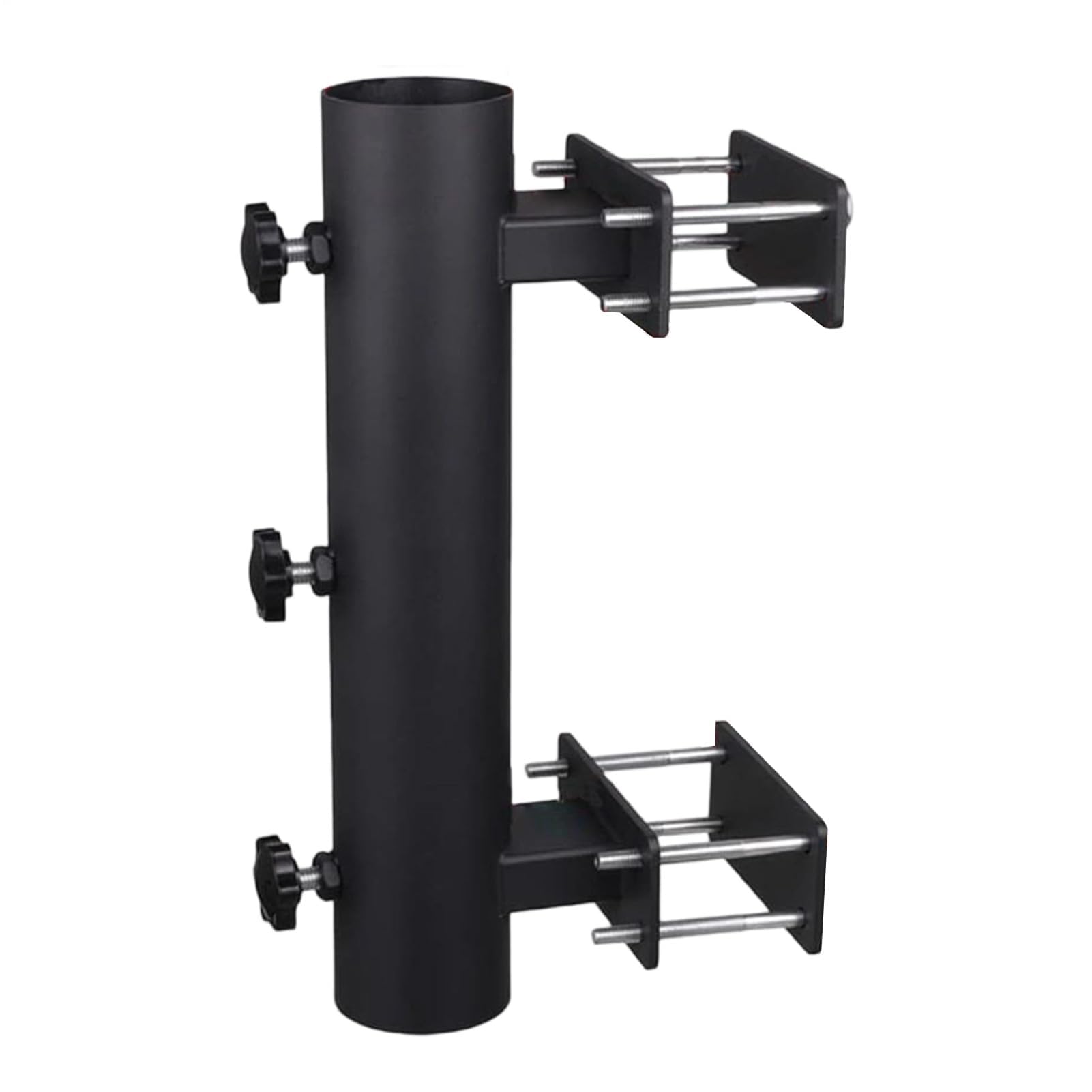 Supporto per ombrellone e resistente alle intemperie, ideale per balconi, ringhiere, terrazze, giardini, recinzioni, perfetto per tenere saldamente ombrelloni in spazi esterni