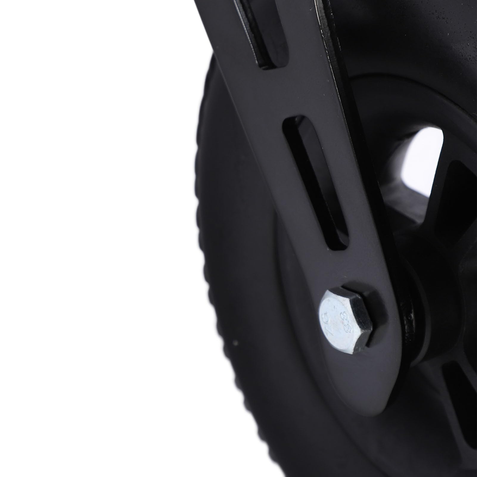 Rueda delantera de 8 pulgadas con tracción de horquilla delantera, rueda giratoria delantera para silla de ruedas y conjunto de horquilla delantera de tracción para andador