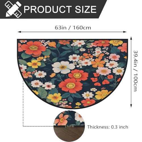 Tapis absorbant la saleté lavable et antidérapant Mexpekil grand format - 4