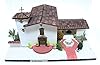 California Mission Model Kit San Jose #4