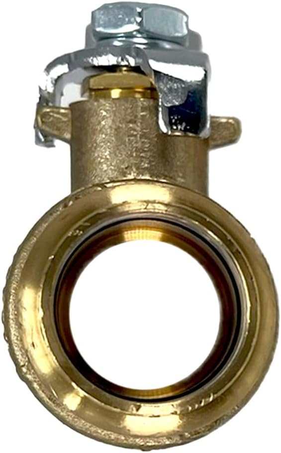 PROCURU 2-Pack 1-Inch Press Copper Ball Valve, Heavy Duty Brass Body, Full Port, LF Certified Safe (3BP100-2P)