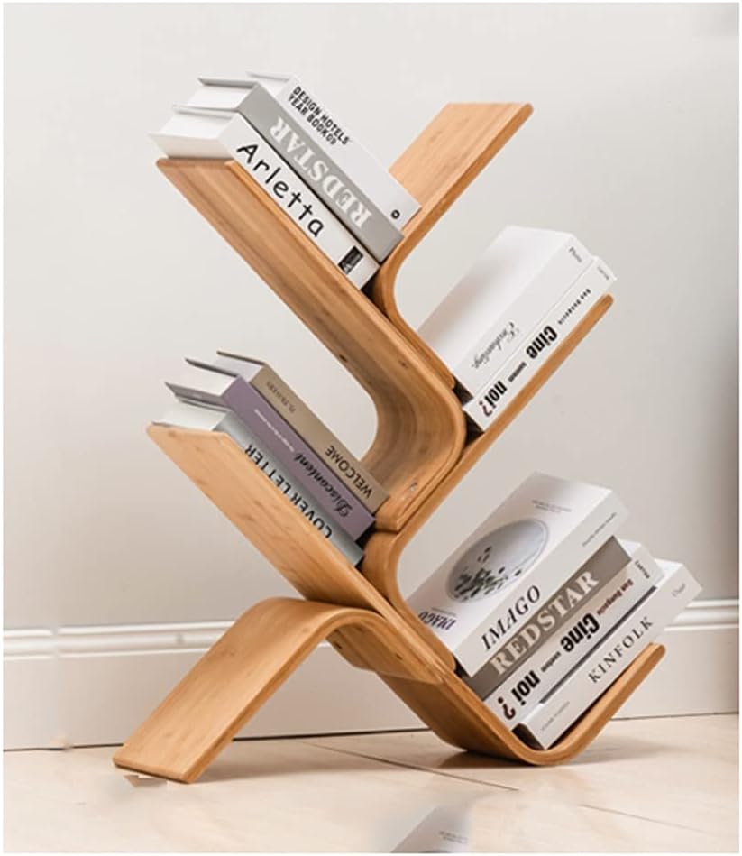 Cytt123 8階建ての床から天井までの木の形の本棚 オフィスのリビングルームのディスプレイ棚 新聞棚 シンプルなデスクトップ本棚 オフィスの収納棚 寝室の本棚 23 2 7 8 55in Null 本棚 書架 Aiacom Org Br