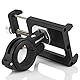GUB Fahrrad Handyhalterung Aluminium Motorrad Scooter Fahrrad e-Bike Universal Handy Halterung Schnellspanner Lenker für Handy Halter drehbar für 4,7-7,2 Zoll Smartphone, Navi