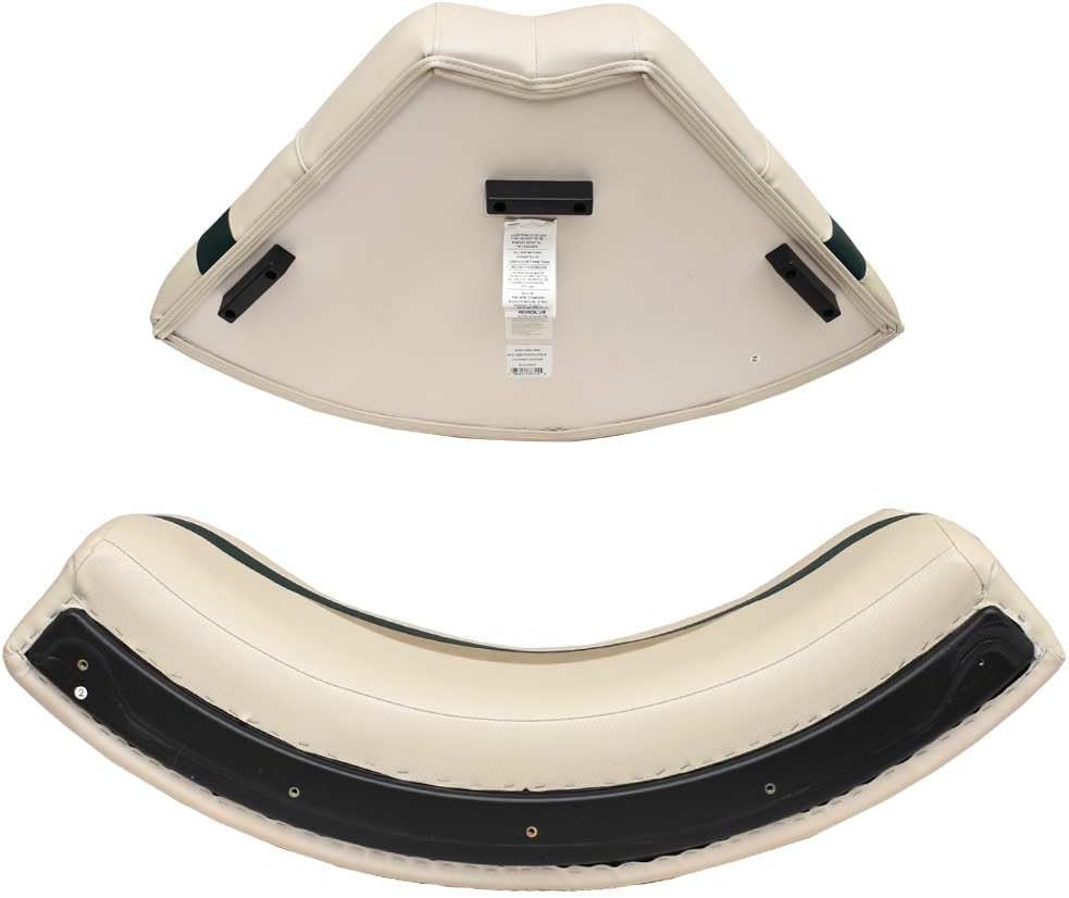 Wise Pontoon Boat Bow Seat Cushions BM11002-988 | Radius Corner (2PC)