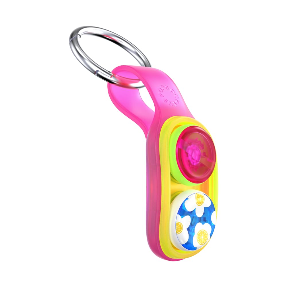 PopSockets PopPuck – Magnetic Fidget Toy for Adults & Kids, Trick Magnet, Sensory Toy for Stress Relief & Focus - Pink Lemonade