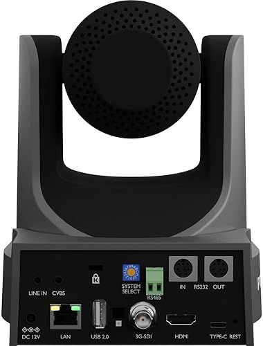 Miniatura 3 de PTZOptics Cámara Move SE PTZ con zoom óptico de 30x (PT30X-SE-GY-G3) + controlador de cámara PTZ SuperJoy + montaje en pared