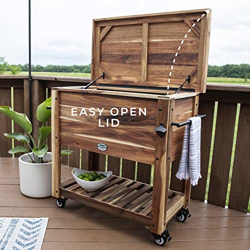 Backyard Discovery 100 Qt. Patio Cooler - Acacia - image 2