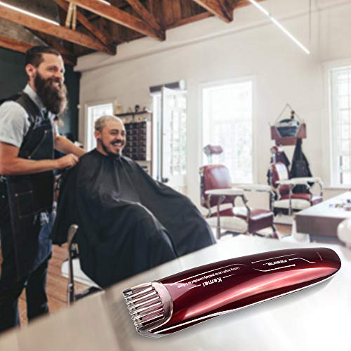 KKmoon Máquina de remoção de cabelo recarregável com escova de limpeza para mulheres e homens KEMEI