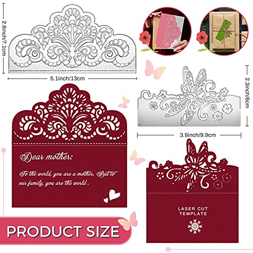 image for CHENGU 6 Pieces Metal Die Cuts Assorted Flower Cutting Die Artistic Me