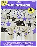 Amscan 679491.106 Hanging Foil Swirl Mega Value Pack Decoration, 7
