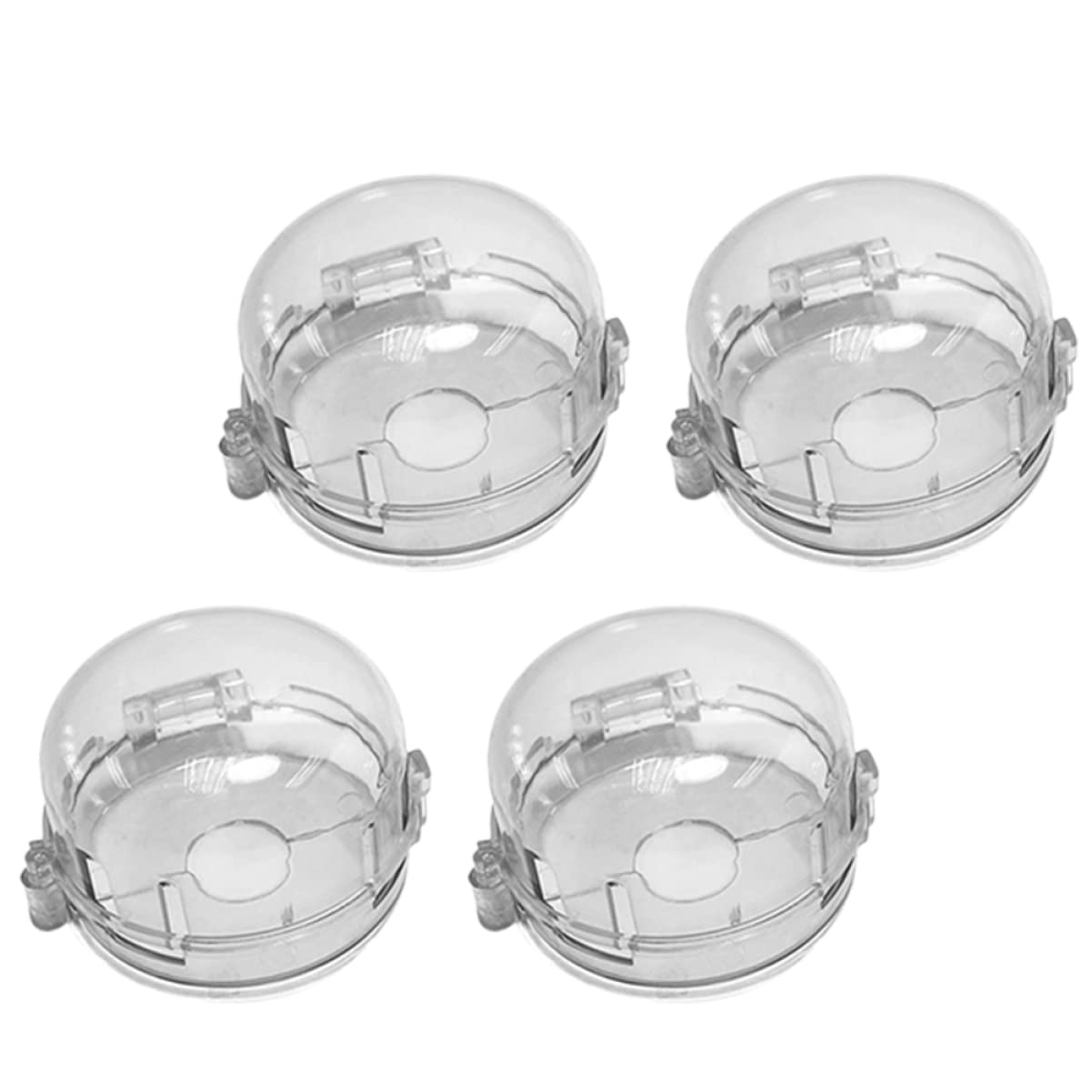 ERINGOGO 4Pcs Gas Stove Knob Cover Protective Covers for Safety Easy Installation Prevent Accidental Gas Activation Compatible with Hobs and Ovens