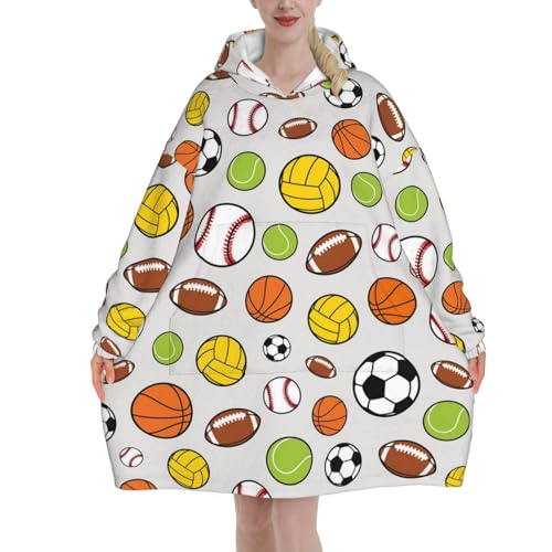 Sweat à capuche couverture unisexe le cadeau parfait pour fan de football