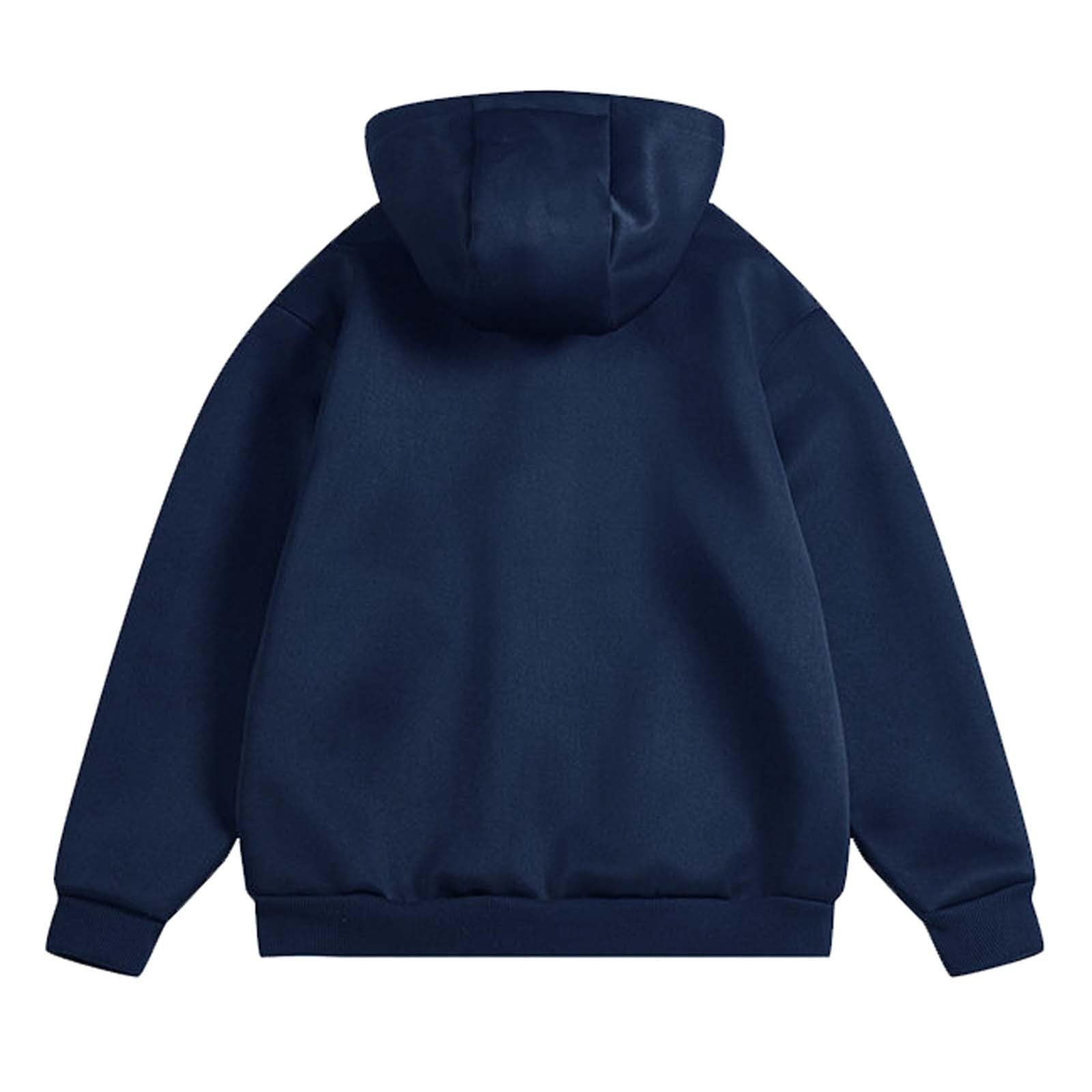 Genérico Sudaderas Hombres Cremallera - Sudadera Oversize de Peso Pesado para otoño Invierno Chaqueta Moderna Informal algodón Grueso con Capucha