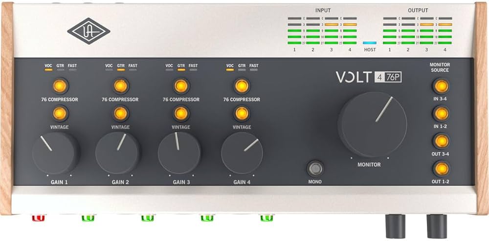 UNIVERSAL AUDIO ユニバーサルオーディオ VOLT　476P UA Volt 476P USB Audio Interface for recording, podcasting