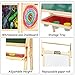 D.Lone Kids Art Easel - Adjustable Double-Sided Wooden Easel for Kids & Toddlers with Magnetic Toddler Drawing Board | Ideal for Home, Classroom, Nursery & Outdoor Learning