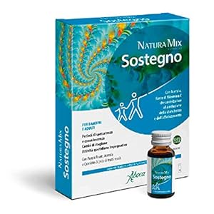 Natura Mix Advanced Sostegno per Bambini e Adulti concentrato fluido 10 flaconcini ABOCA