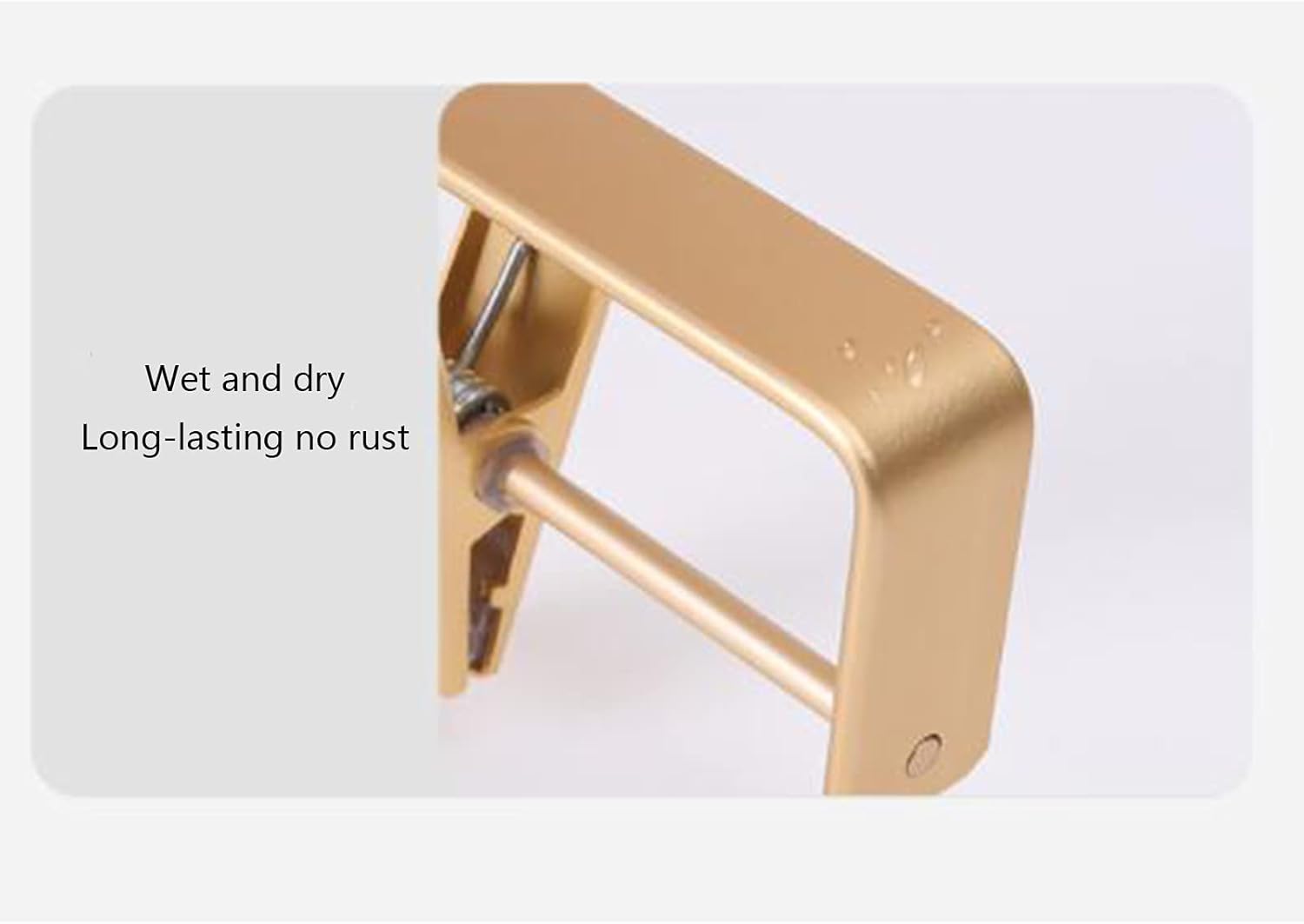 Hangers Metal Trouser Clip Hangers Space Saving Pants Hangers Multi Functional Pants Rack Skirt Hangers,with Adjustable Clips,for Home Clothing Store Tailor Sho,Gold-20 Pack