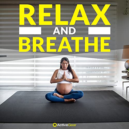 Activegear Large Yoga Mat 6 X 6 Ft - 8Mm Extra Thick, Durable, Comfortable, Non-Slip & Odorless Premium Square Yoga And Pilates Mat For Home Gym - Black #TOP7