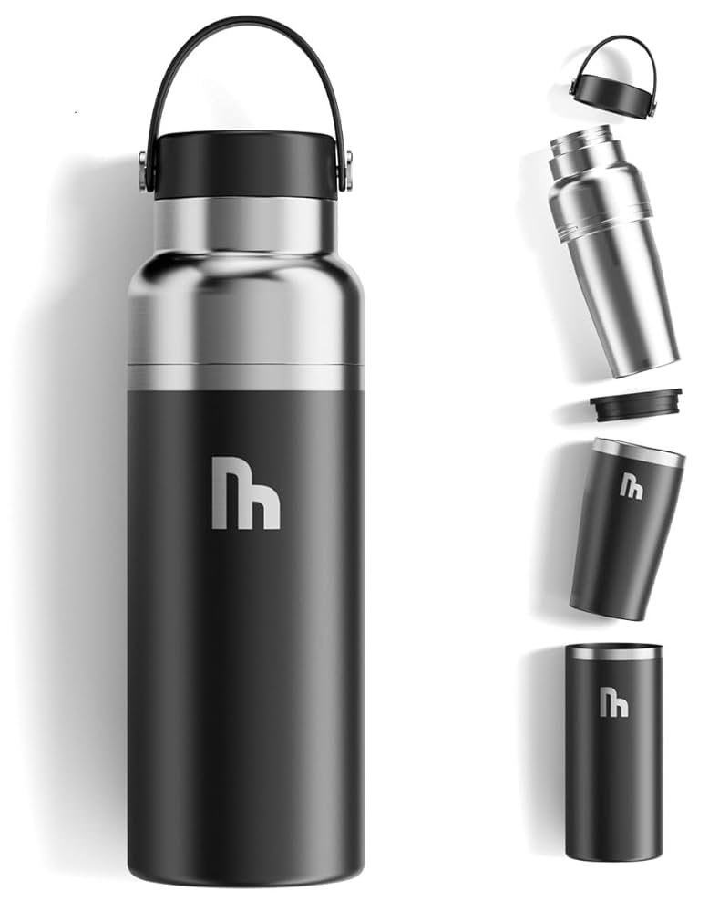 タンブラー WIND AND SEA - WIND AND SEA WIDE MOUTH BOTTLE BLACK Amazon.com: 2 IN 1 Wide Mouth Water Bottle 32 oz With