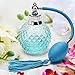 Coolrunner Crystal Art Vintage Style Refillable Perfume Atomizer Long Spray Bottle 100ml (Blue)