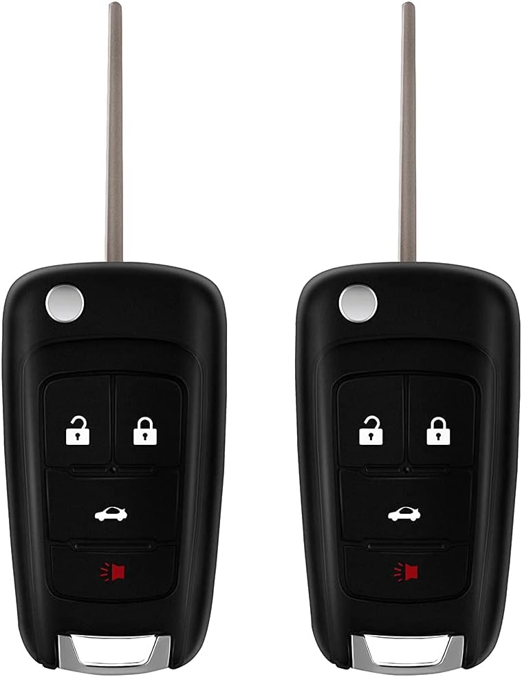 ECCPP key fob Keyless Entry Remote 10-17 Chevy for camaro for cruze for equinox for malibu for Buick for Regal for Encore for LaCrosse for GMC Terrain OHT01060512 5461A01060512-2pcs