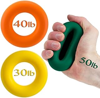 Iron Crush Best Hand Grip Strengthener, A Forearm Wrist & Finger Exerciser, Set