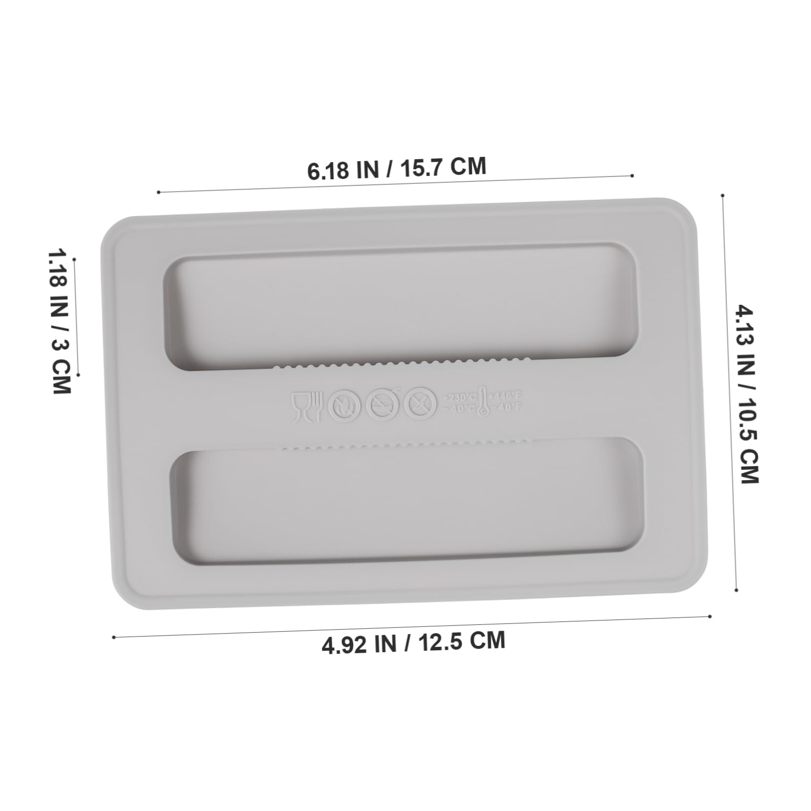UKCOCO Cubierta Protectora para Tostadora de Silicona Compacta, Tapa Práctica para Máquina de Cocina y Desayuno