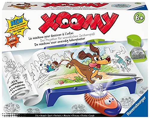 Ravensburger Xoomy Maxi A4 18142 - Zeichnen und Malen lernen für Kinder ab 6 Jahren, Über 300 Motiven und 6,5m…