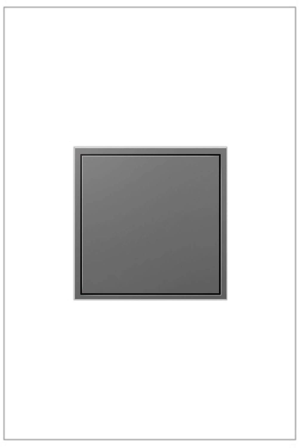 Legrand adorne 15Amp 1-Gang Pop-Out Outlet in Magnesium, ARPTR151GM2