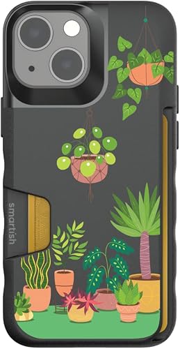 Smartish - Chloro-philic - iPhone 13 mini Wallet Case - Wall