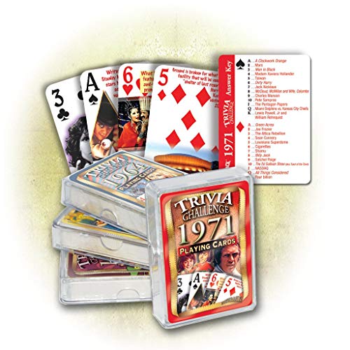Flickback 1971 Trivia Playing Cards miniatura 2