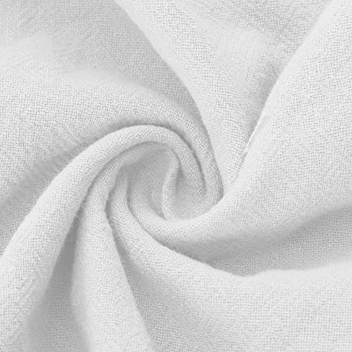 Women's Cotton Linen Two Piece Work Suits Summer Ladies Oversized Tops and Pants Sets Dressy Casual Solid Outfits2