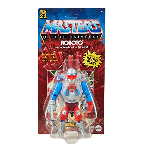 Masters of the Universe GRX00 - Origins Roboto Actionfigur, ca. 14 cm große Actionfigur, Figuren zum Spielen und Sammeln, Geschenk für 6- bis 10-Jährige und erwachsene Sammler – Bild 7